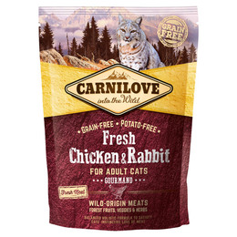 Produktbild von Carnilove Adult Fresh Chicken & Rabbit Katzenfutter - 400 g