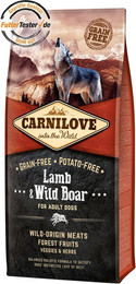 Produktbild von CARNILOVE Adult Lamb & Wild Boar Hundetrockenfutter Sparpaket 2 x 12 Kilogramm