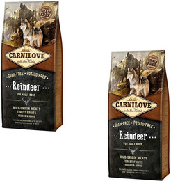 Produktbild von CARNILOVE Adult Reindeer Hundetrockenfutter Sparpaket 2 x 12 Kilogramm