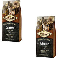 Produktbild von CARNILOVE Adult Rentier Hundetrockenfutter - 2 x 12 kg