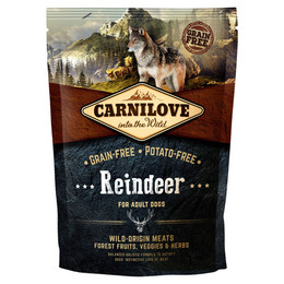 Produktbild von Carnilove Adult Rentier Trockenfutter für Hunde - 1,5 kg