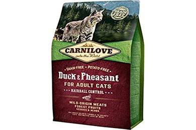 Produktbild von Carnilove Cat Adult Duck & Pheasant Hairball Control - 6 kg