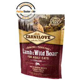 Produktbild von Carnilove Cat Adult Lamm & Wildschwein - 400 g