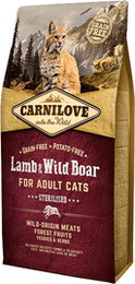 Produktbild von Carnilove Cat Adult Lamm & Wildschwein Sterilisiert - 2 kg