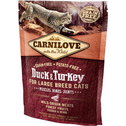 Produktbild von Carnilove Cat Adult Large Breed Ente & Truthahn - 400 g