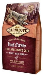 Produktbild von Carnilove Cat Adult Large Breed Ente & Truthahn - 6 kg