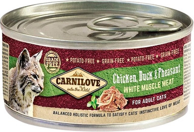 Produktbild von CARNILOVE Cat Huhn & Fasan Nassfutter - 12 x 100 g