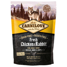 Produktbild von Carnilove Dog Adult Fresh Huhn & Kaninchen - 1,5 kg