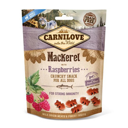Produktbild von Carnilove Dog Crunchy Snack Makrele mit Himbeeren - 200 g