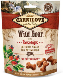 Produktbild von Carnilove Dog Crunchy Snack Wildschwein mit Hagebutten - 6 x 200 g