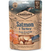 Produktbild von Carnilove Dog Gefriergetrockneter Snack Lachs & Truthahn - 60 g