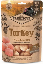 Produktbild von Carnilove Dog Gefriergetrockneter Truthahn-Snack - 60 g