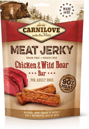 Produktbild von Carnilove Dog Meat Jerky Huhn & Wildschwein Riegel - 12 x 100 g