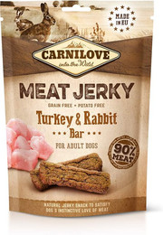 Produktbild von Carnilove Dog Meat Jerky Truthahn & Kaninchen - 12 x 100 g