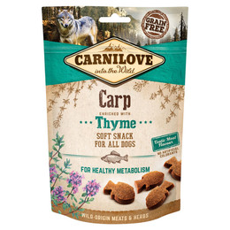 Produktbild von Carnilove Dog Soft Snack Karpfen mit Thymian - 200 g
