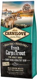 Produktbild von Carnilove Dog Trockenfutter Fresh Carp & Trout - 12 kg