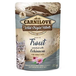 Produktbild von CARNILOVE Forelle & Echinacea Katzennassfutter - 24 x 85 g