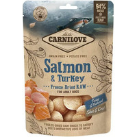 Produktbild von Carnilove Gefriergetrockneter Snack Lachs und Pute - 5 x 60 g