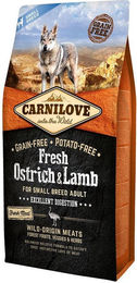 Produktbild von CARNILOVE Hund Fresh Small Breeds Ostrich &amp; Lamb 12 kg (2 x 6 kg)