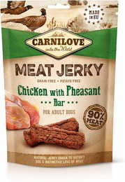 Produktbild von CARNILOVE Meat Jearky 100g Hundesnack 12 x 100 Gramm Chicken & Pheas.