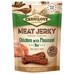 Produktbild von Carnilove Meat Jerky Chicken & Pheasant Bar - 12 x 100 g