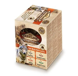 Produktbild von CARNILOVE Meat Pate Multipack Adult Beutel 4x300g Nassfutter für Hunde