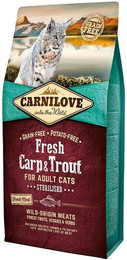 Produktbild von Carnilove Sparpaket 2 x 6kg Karpfen & Forelle / Sterilised