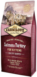Produktbild von Carnilove Sparpaket 2 x 6kg Lachs & Pute / KITTEN