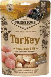 Produktbild von Carnilove Sparpaket 5 x 60g Gefriergetrockneter Snack - Pute