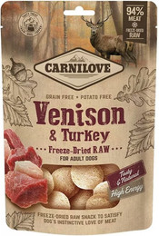 Produktbild von Carnilove Sparpaket 5 x 60g Gefriergetrockneter Snack - Wild und Pute