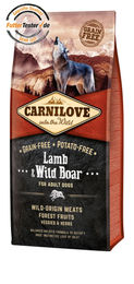 Produktbild von Carnilove Trockenfutter für Hunde Lamm & Wildschwein Adult - 12 kg