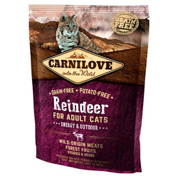Produktbild von Carnilove Trockenfutter für Katzen Adult Rentier - 400 g