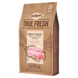 Produktbild von Carnilove True Fresh Truthahn Trockenfutter für Hunde Adult - 1,4 kg