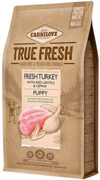 Produktbild von Carnilove TrueFresh Puppy Trockenfutter mit Pute - 4 kg