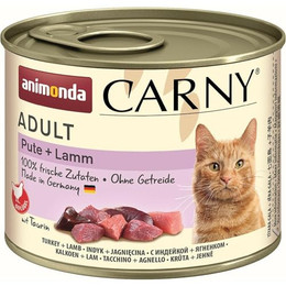 Produktbild von Carny Katzen Nassfutter Pute + Lamm - 6 x 200 g