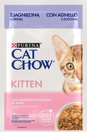Produktbild von Cat Chow Kitten Lamm & Zucchini - 26 x 85 g