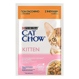 Produktbild von Cat Chow Kitten Truthahn Nassfutter - 26 x 85 g