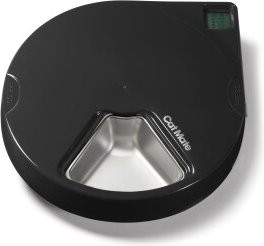 Produktbild von Cat Mate 5-Mahlzeiten-Futterautomat mit Edelstahlnapf-Einsätzen Grau