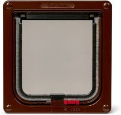 Produktbild von Cat Mate Abschließbare 2-Wege-Katzenklappe braun - 1 Stk.