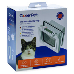Produktbild von CAT MATE Katzenklappe Super Select Chip + Disc 355 weiß