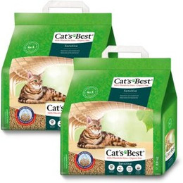 Produktbild von Cat's Best Sensitive Klumpstreu - 2 x 2,9 kg