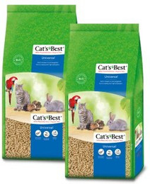 Produktbild von Cat's Best Universal Pflanzenfaser-Pellets - 2 x 40 l