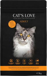 Produktbild von Cat's Love Adult  400 Gramm Katzentrockenfutter Sparpaket 12 x 400 Gramm Pute und Wild