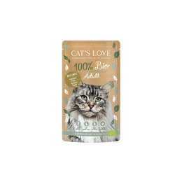 Produktbild von Cat's Love Adult Bio Ente Nassfutter - 6 x 100 g