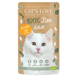 Produktbild von CAT'S LOVE Adult Bio Huhn Katzen Nassfutter - 6 x 100 g