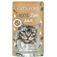 Produktbild von CAT'S LOVE Bio Nassfutter Katze Adult Ente in Gelee - 12 x 100 g