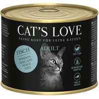 Produktbild von Cat’s Love Classic Lachs Pur Nassfutter mit Distelöl und Petersilie - 6 x 200 g