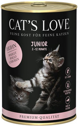 Produktbild von Cat's Love Junior Huhn Nassfutter - 6 x 400 g