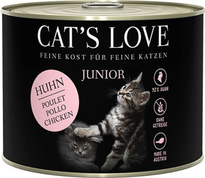 Produktbild von Cat's Love Junior Katzen Nassfutter Huhn - 6 x 200 g