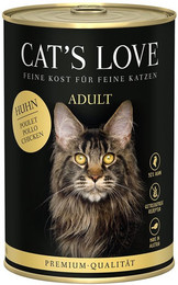Produktbild von CAT's LOVE Katzen Nassfutter Adult Huhn Pur - 6 x 400 g